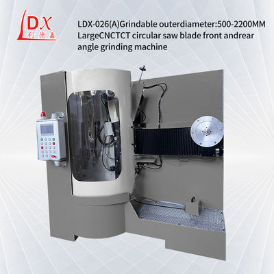 LDX-026A 큰 세르보 공급 원형 톱 블레이드 썰기 기계