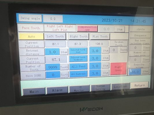 LDX-026A 완전 CNC 원형 톱 블레이드 앞 및 뒷 각 밀링 머신 제조업체