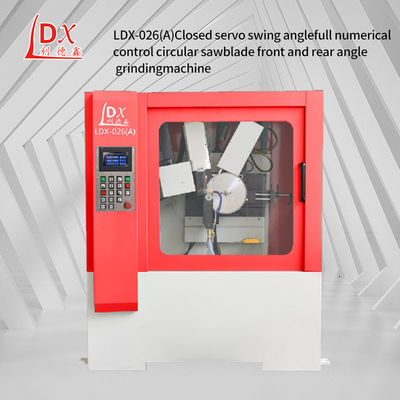 LDX-026A 세르보 보급 완전 CNC 원형 톱 블레이드 앞 및 뒷 각 밀러