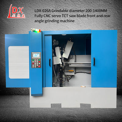 LDX-026A 썰매 직경 200-1300MM 세로 피드 완전 CNC 원형 톱 블레이드 기어 썰매 기계