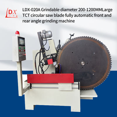 LDX-020A 자동 합금 톱 블레이드 앞 및 뒷 각 썰기 기계