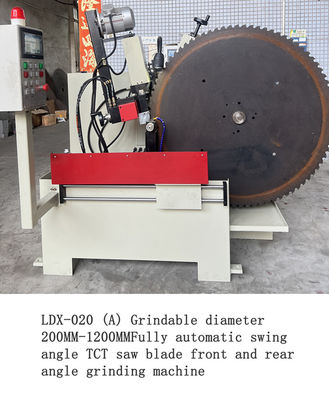 LDX-020A 공장 직전 자동 톱 블레이드 앞 및 뒷 각 날카화 기계