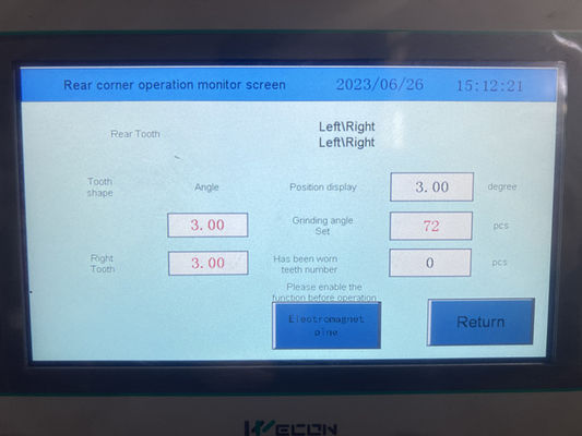 LDX-020A 공장 직전 자동 톱 블레이드 앞 및 뒷 각 날카화 기계