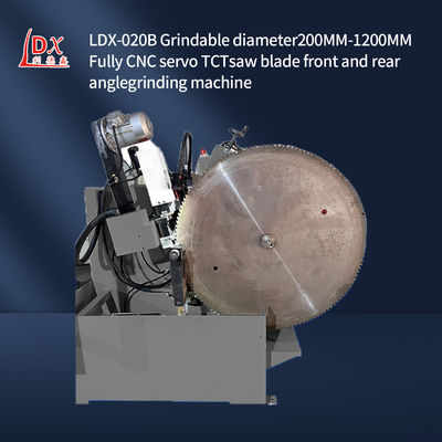 LDX-020B 큰 CNC 원형 톱 블레이드 앞 및 뒷 각 썰기 기계