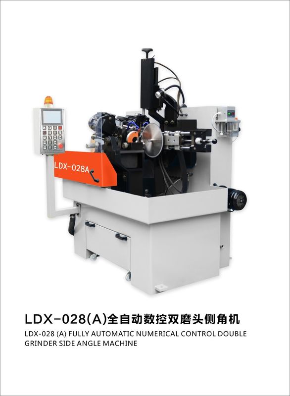 완전 자동 CNC 이중 썰매 머리 측면 각기 기어 톱 블레이드 썰매 기계 LDX-028A