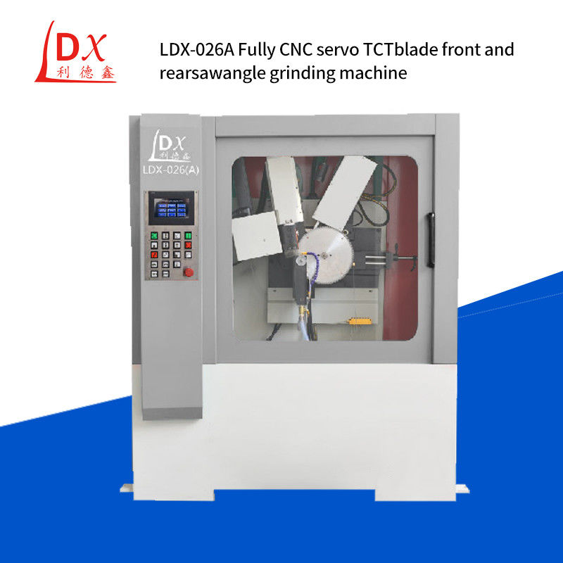 전체 CNC 탄화탄소 원형 톱 블레이드 앞 및 뒷 각 썰기 기계 LDX-026A