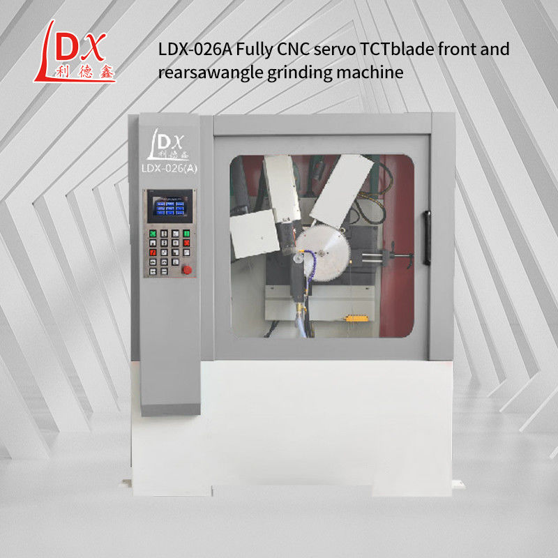 LDX-026A 탄화탄소 톱 블레이드 서보 앞 및 뒷 각 썰기 기계 리데킨 전문 연구 및 개발