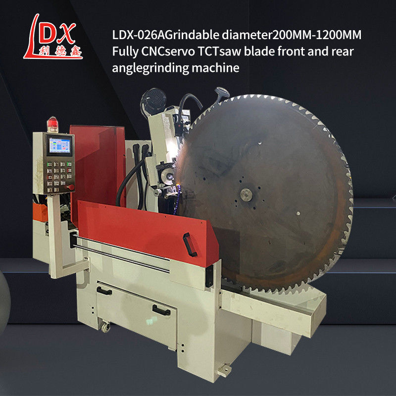 LDX-026A 세르보 공급 전체 CNC 원형 톱 블레이드 앞 및 후각 각 날개 머신