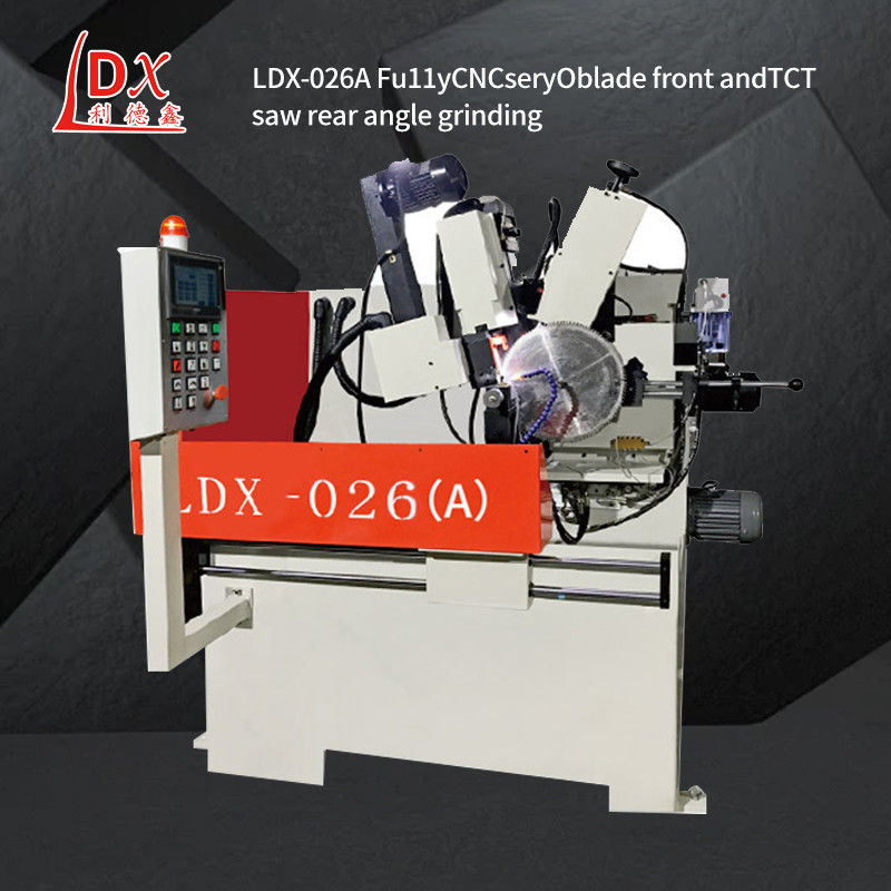 LDX-026A CNC TCT 원형 톱 블레이드 앞 및 뒷 앵글 밀링 머신 제조업체