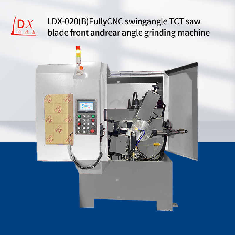 LDX-020B 완전 CNC 원형 톱 블레이드 앞 및 뒷 앵글 밀링 머신 공장 소매