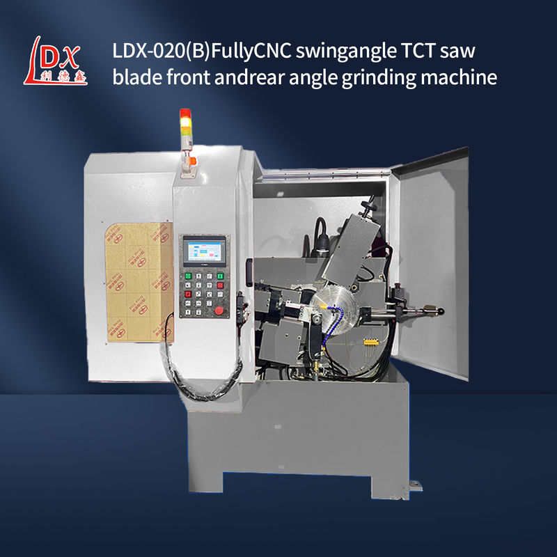 LDX-020B 전체 CNC 세르보 공급 톱 블레이드 앞 및 뒷 각 밀링 머신