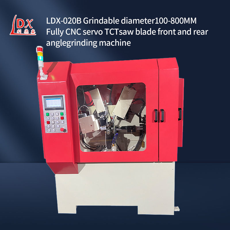 LDX-020B 세르보 피드 전체 CNC 톱 블레이드 앞 및 뒷 각 밀링 머신